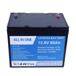 12.8V 80Ah Rechargeable nga Baterya Baterya Lithium Ion Baterya