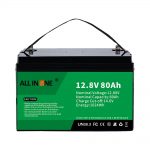 Labing popular nga Lead Acid Replacement Solar RV Marine LiFePO4 12V 80Ah Lithium Battery