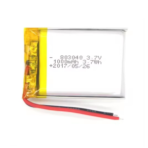 Lipo Battery 803040 3.7V 1000mAh 083040 nga adunay pcm ug wire