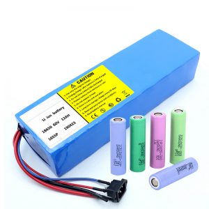 Lithium Battery 18650 60V 12AH lithium ion rechargeable scooter baterya pack