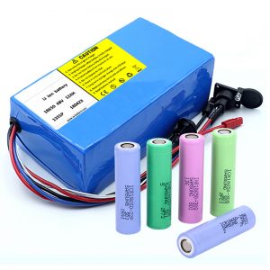 Lithium Battery 18650 48V 12AH 48V 500W Electric Bike Battery nga adunay BMS